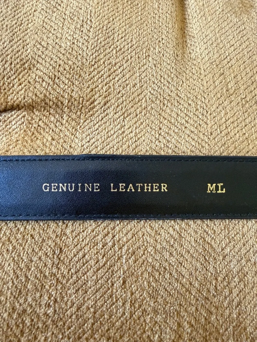 Women’s Animal Print Leather Belt Tan Black SIZE ML EUC